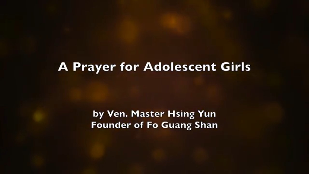 A Prayer For Adolescent Girls